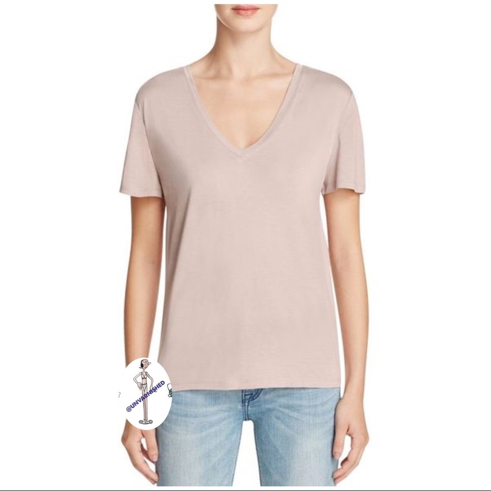 Halston Heritage Tee in Mauve